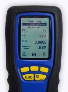 flue gas analyser calibration same day|flue gas analyser readings chart.